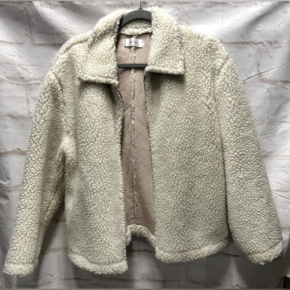 Spell Out women’s Sherpa jacket L/XL - Picture 1 of 6